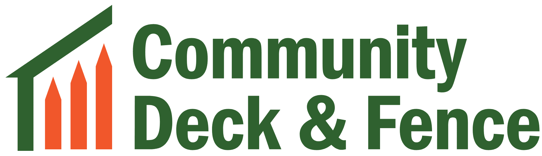 A green banner with the words community check & tax